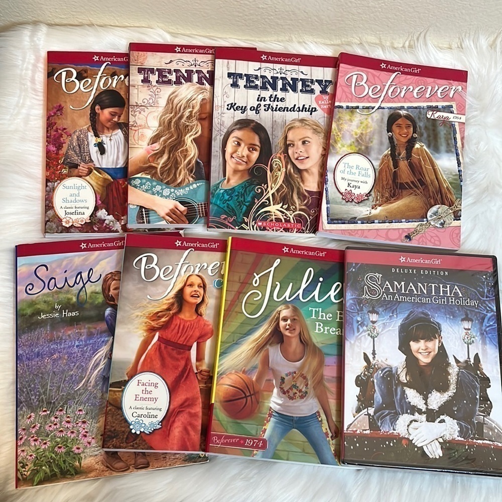 Bundle American Girl Books & New Samantha DVD!